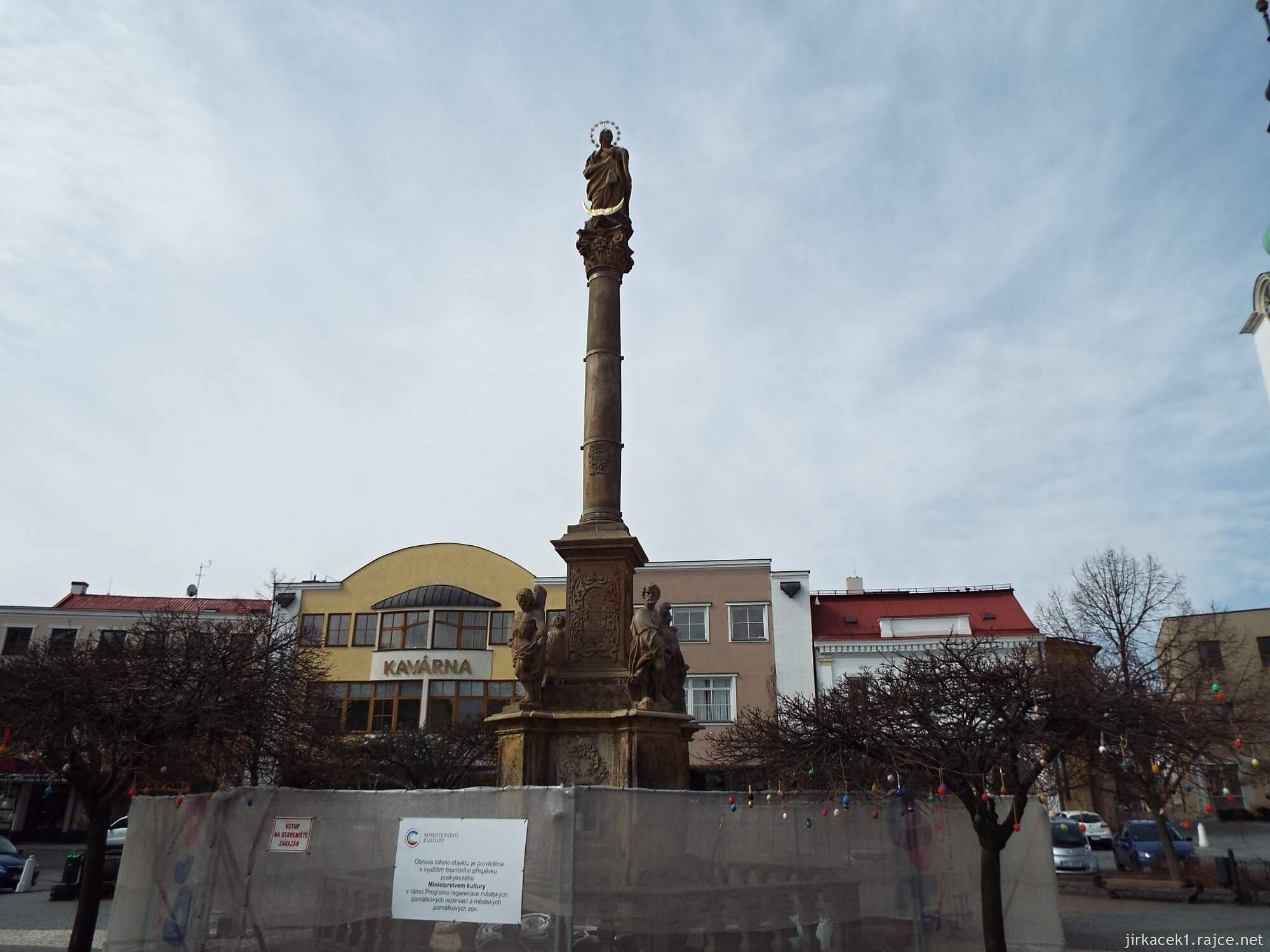 40 - Svitavy - náměstí Míru 03 - Mariánský sloup