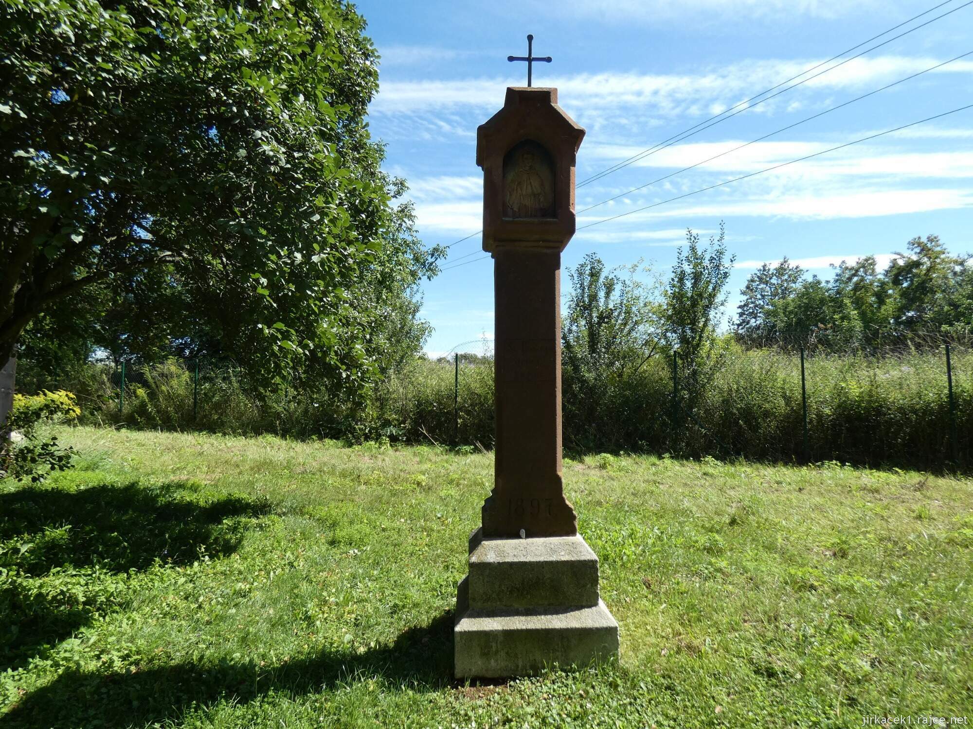 N - Kouřim - skanzen a muzeum lidových staveb 003 - Boží muka sv. Prokopa z Kostelce nad Černými lesy