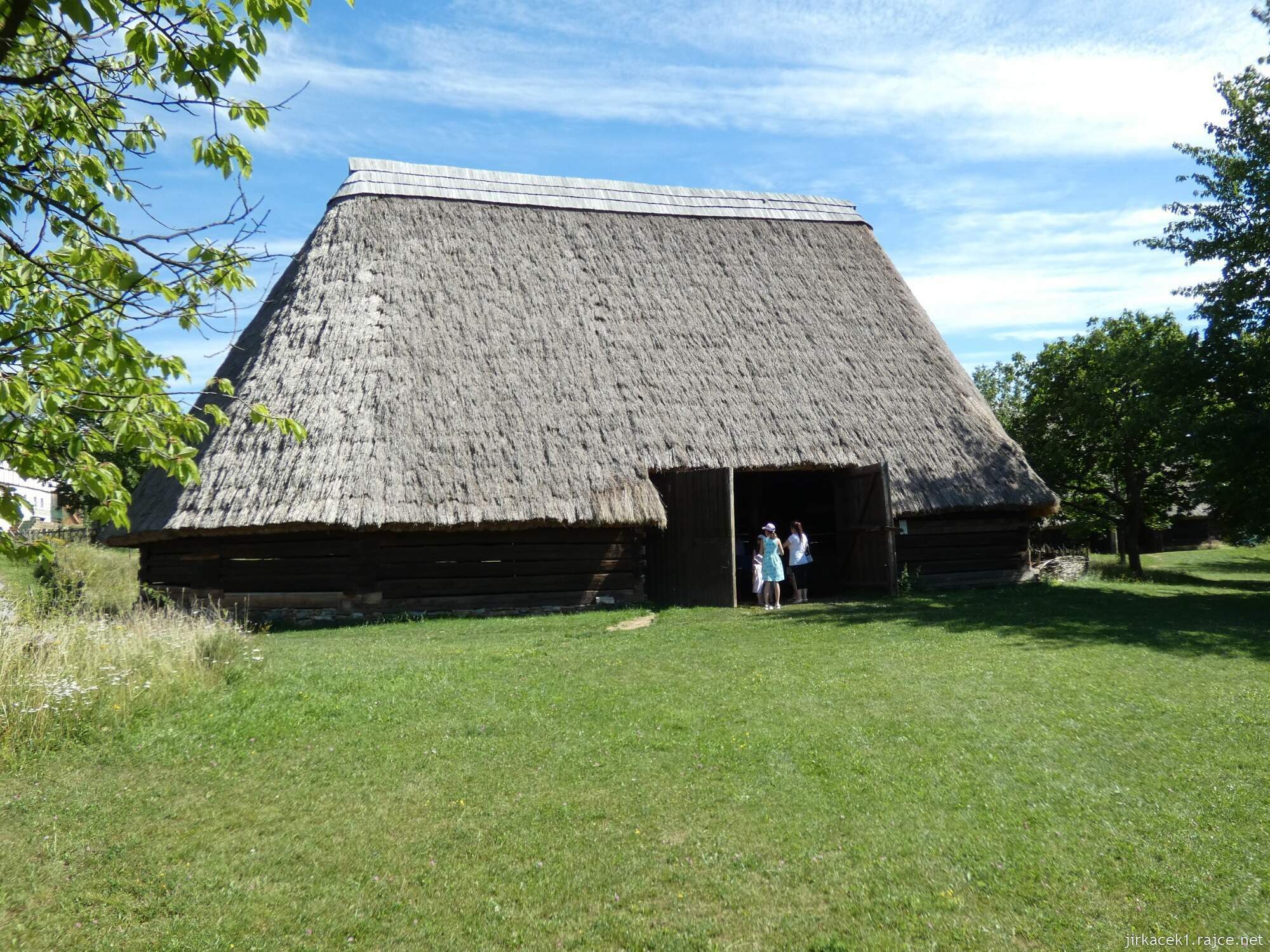 N - Kouřim - skanzen a muzeum lidových staveb 133 - stodola z Durdic u Votic