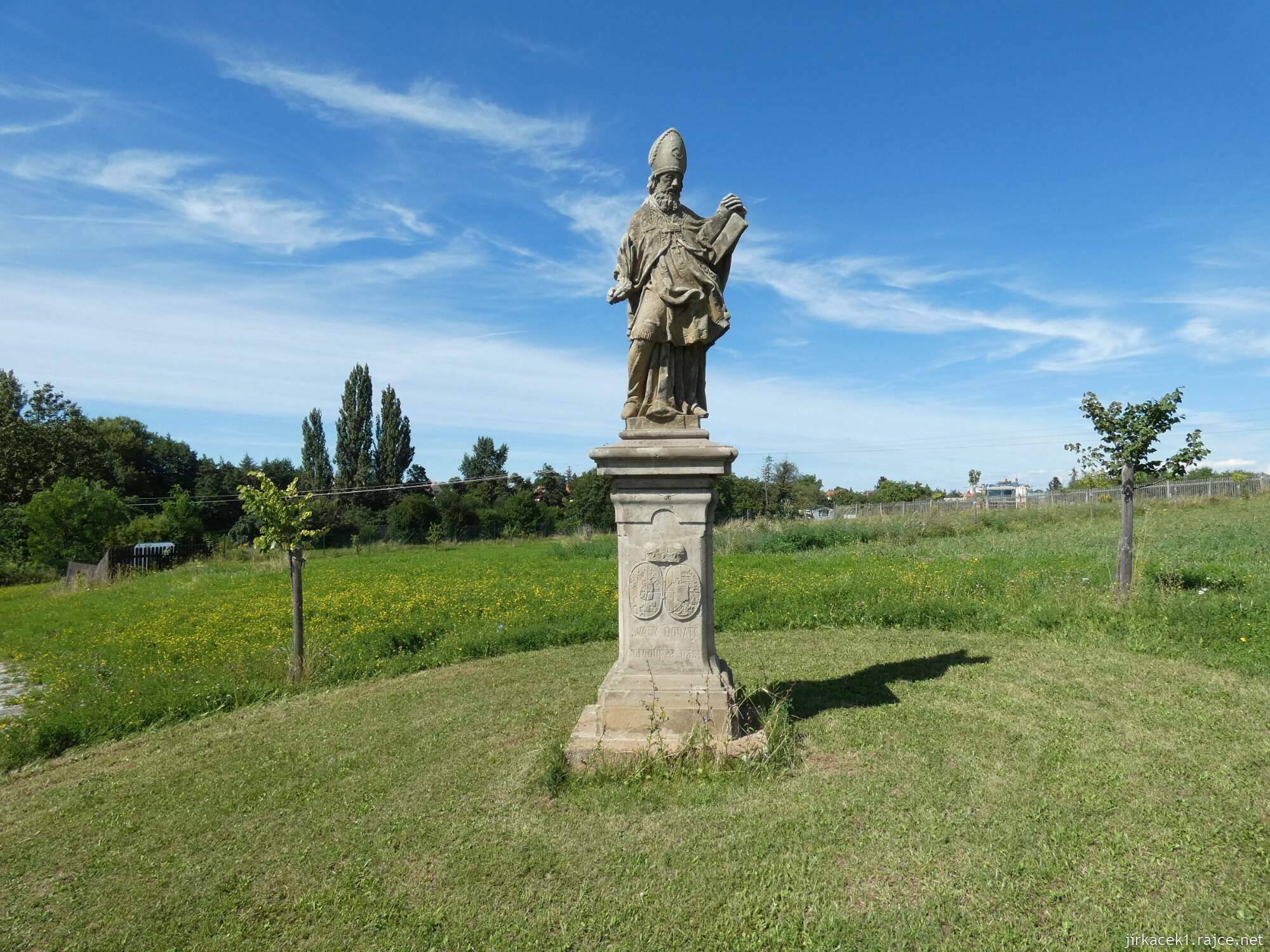 N - Kouřim - skanzen a muzeum lidových staveb 135 - socha sv. Donáta ze Svatbína