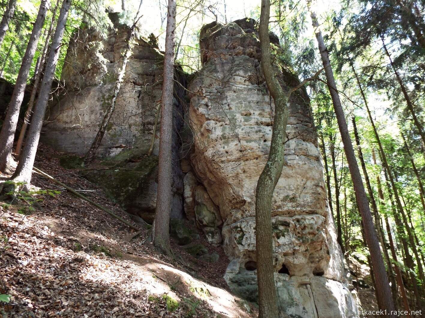 15 - Hruboskalsko 38 - Kopicův statek - skalní reliéfy