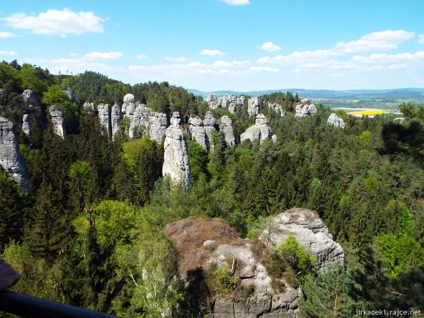 17 - Hruboskalsko 20 - skalní město - vyhlídka Na kapelu