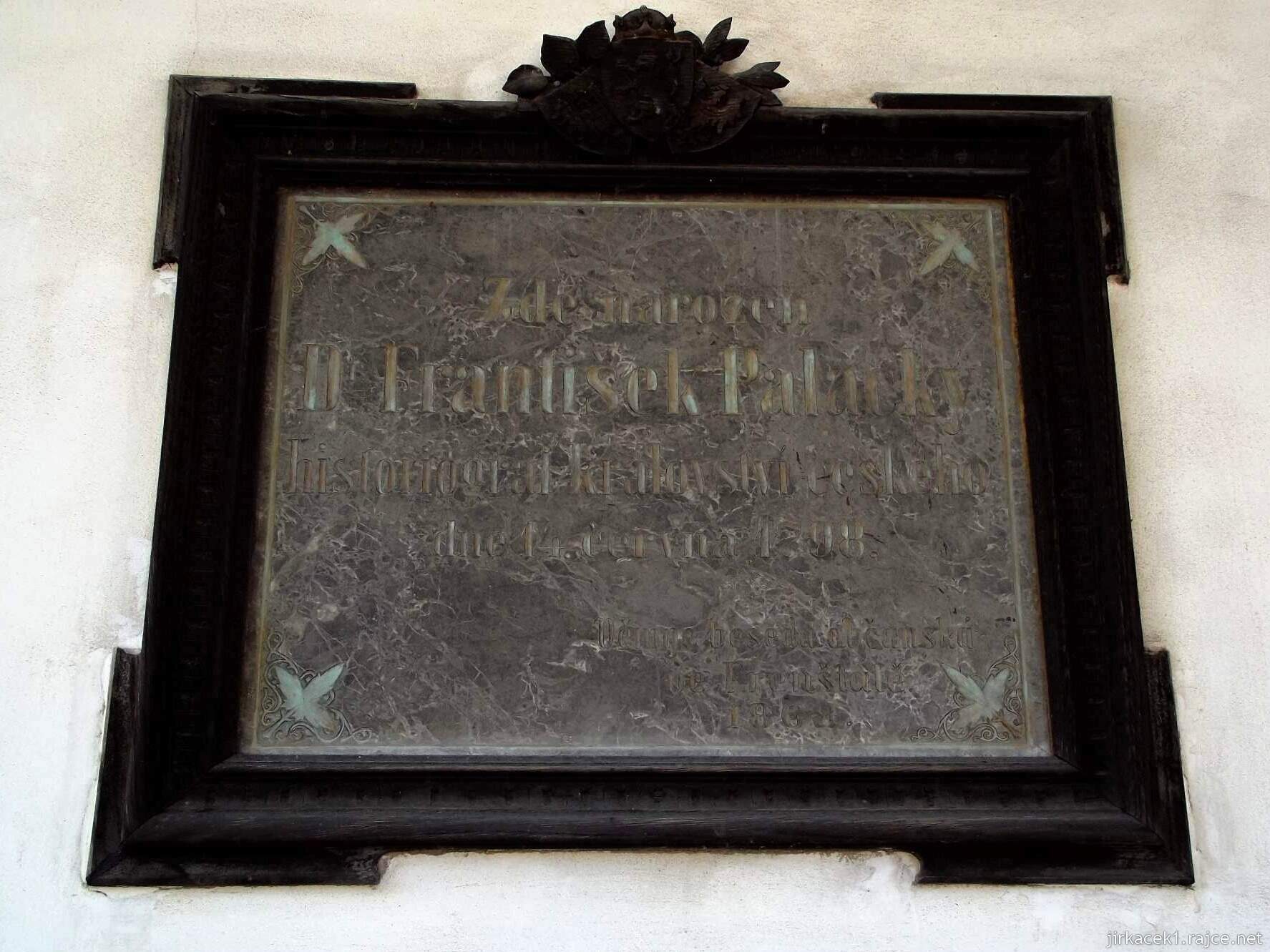 01 Hodslavice 09 - památník Františka Palackého