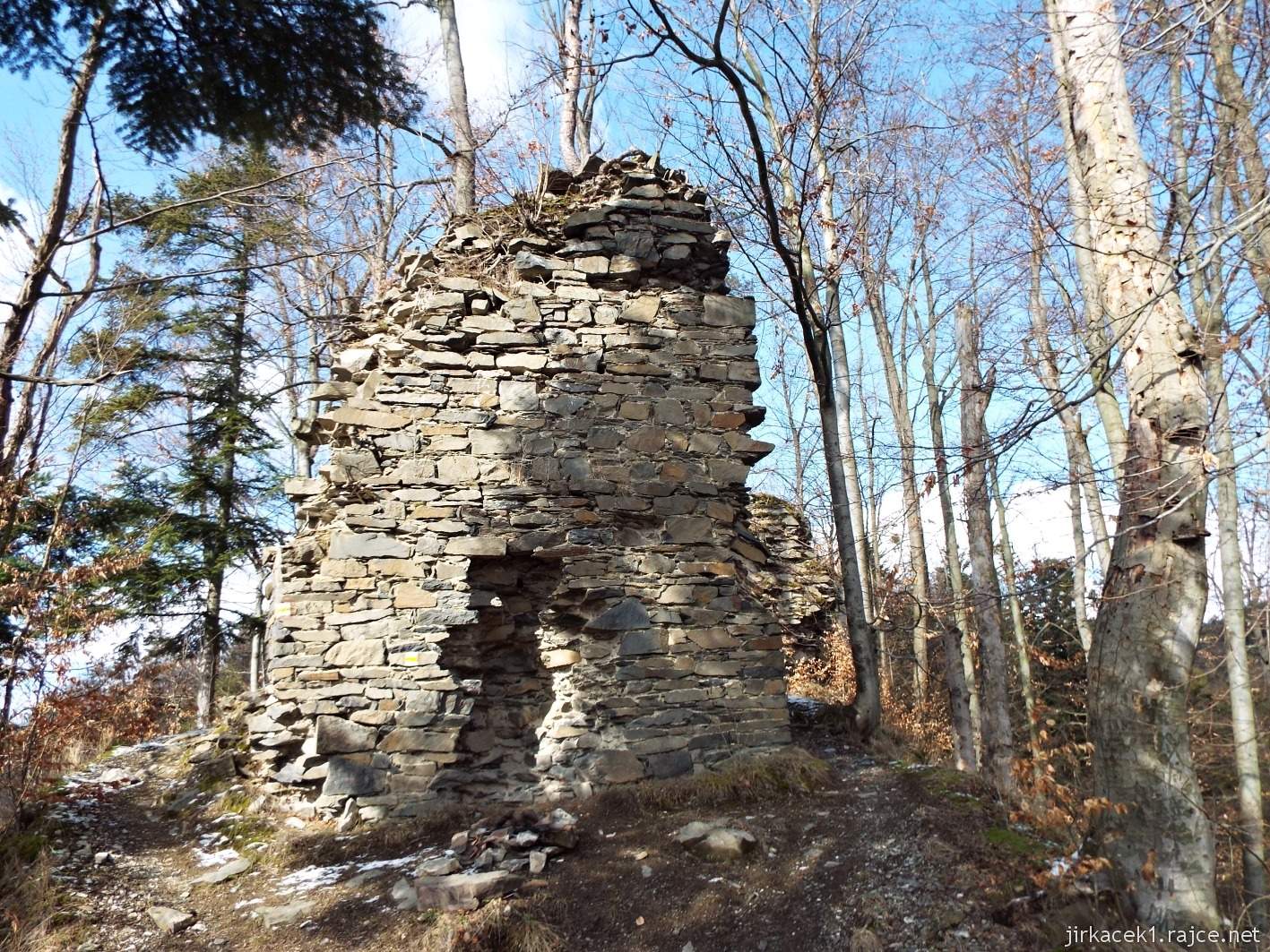Kyžlířov - zřícenina hradu Puchart