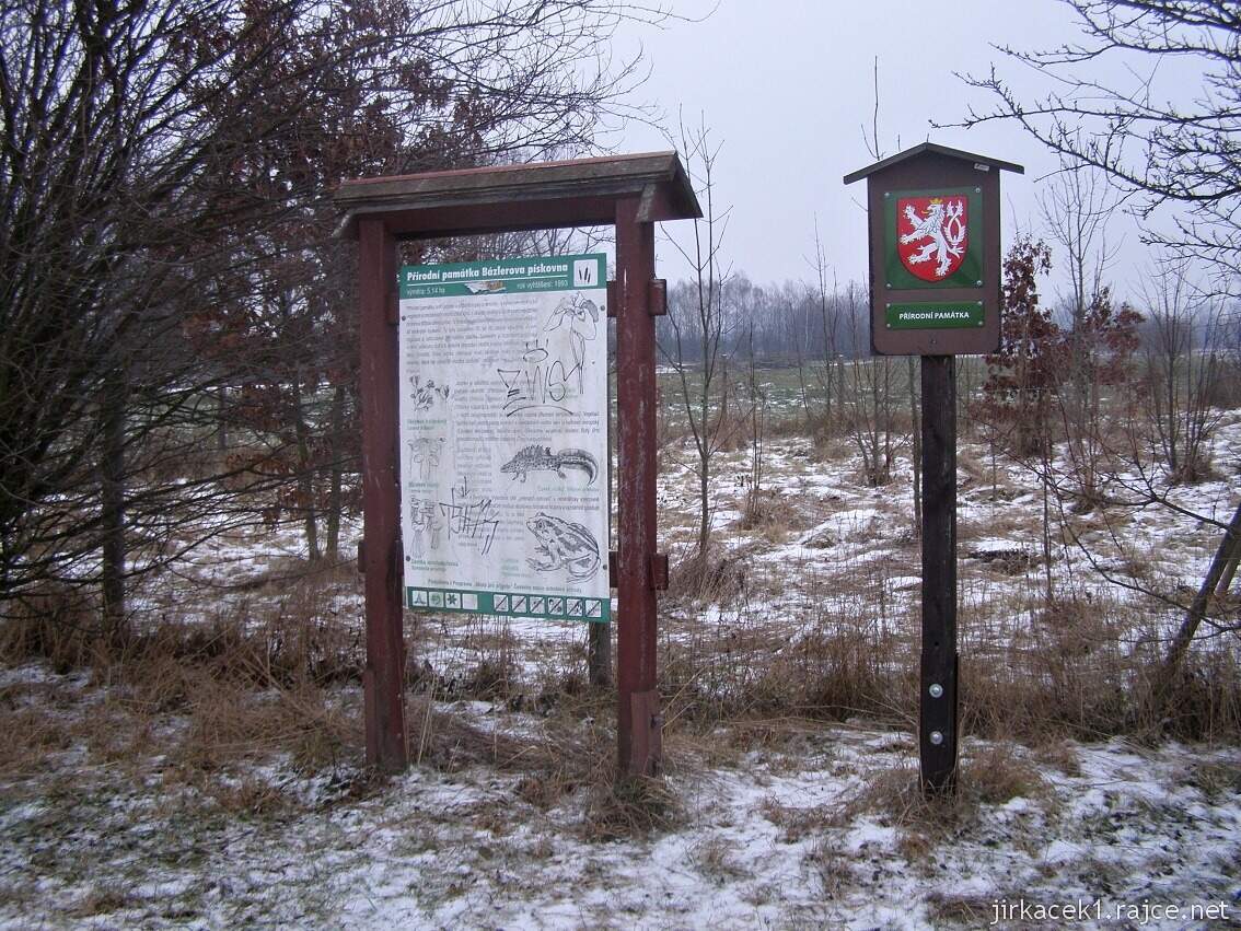 Olomouc - Bázlerova pískovna - zima