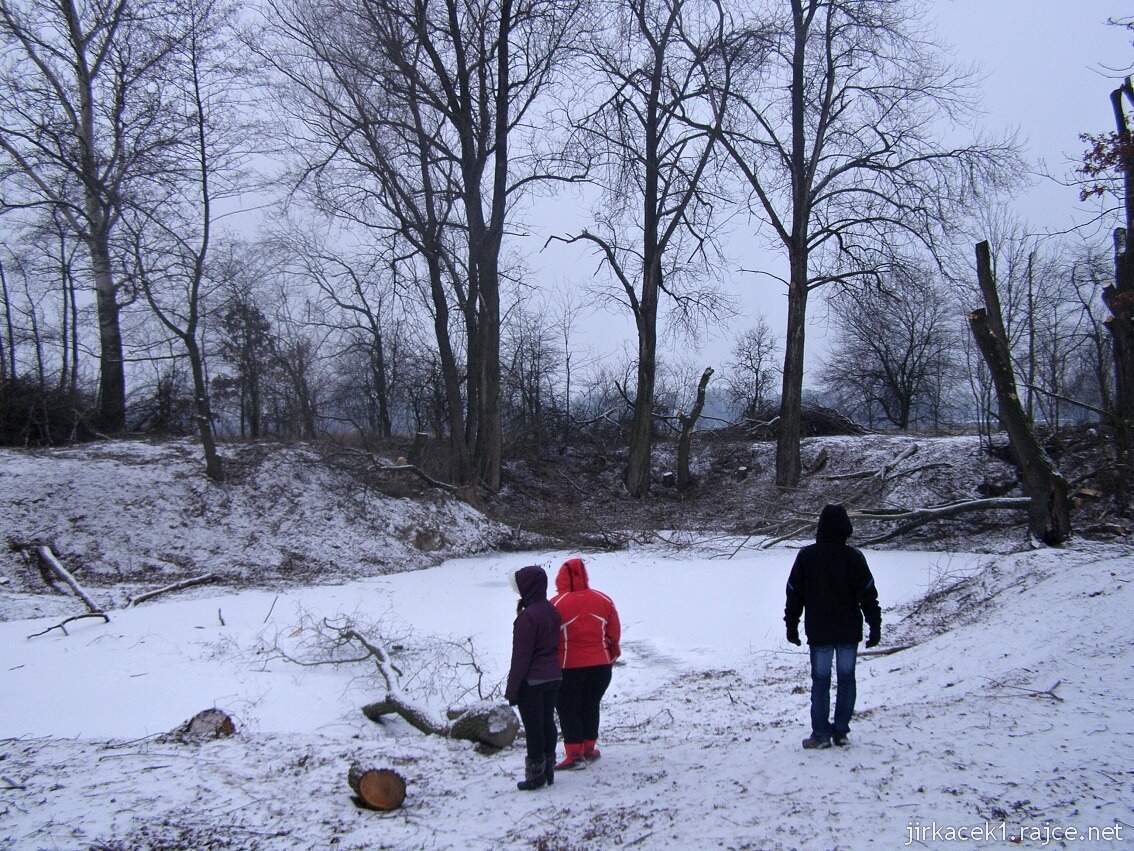Olomouc - Bázlerova pískovna - zima
