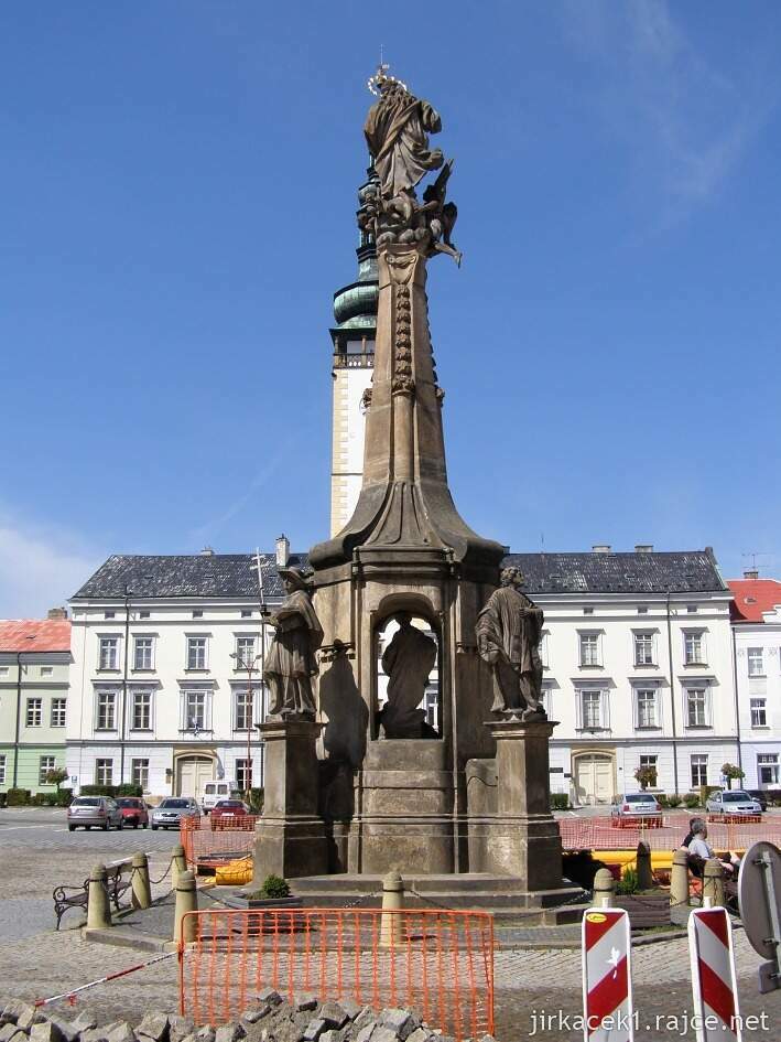 Litovel - náměstí Přemysla - Morový sloup