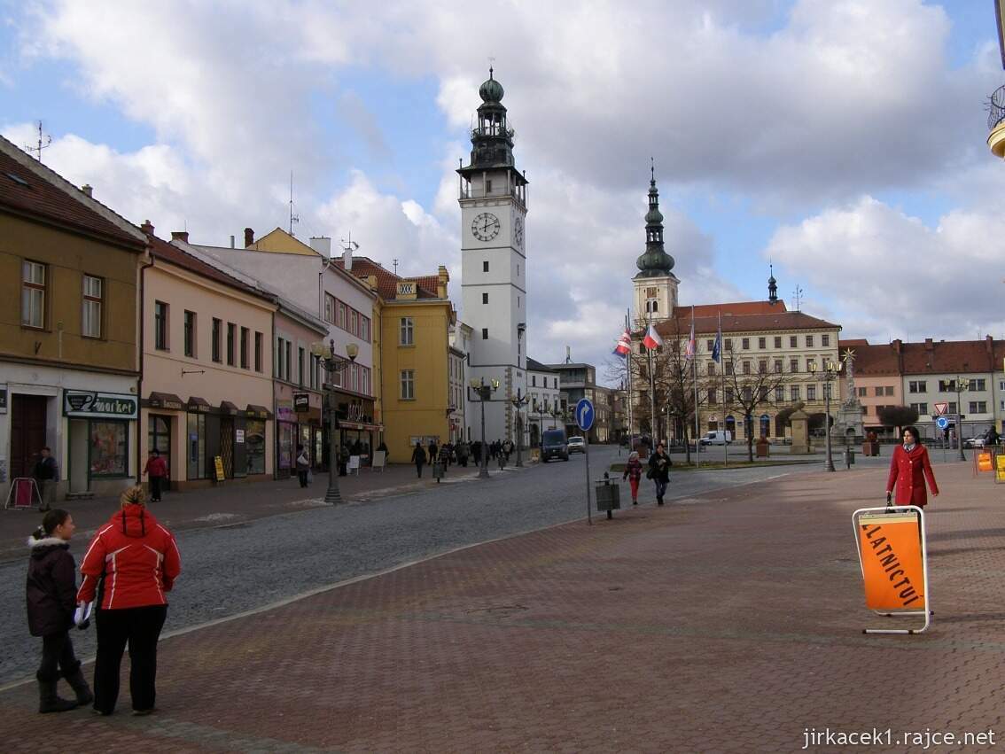 Vyškov - Masarykovo náměstí - zima 2013